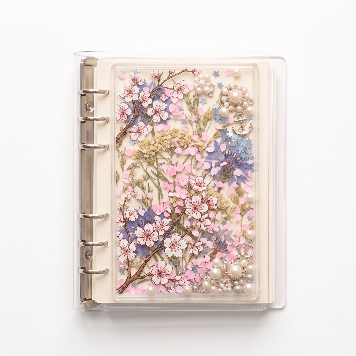 Acrylic Shaker Notebook — Seasonal