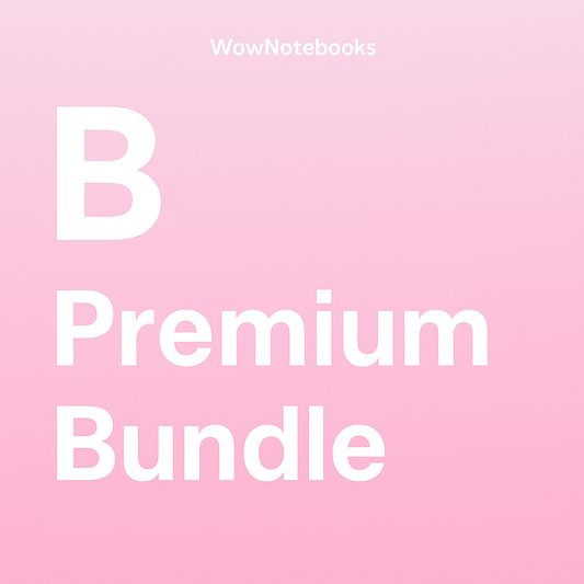 B - Premium Bundle - shakernotebook