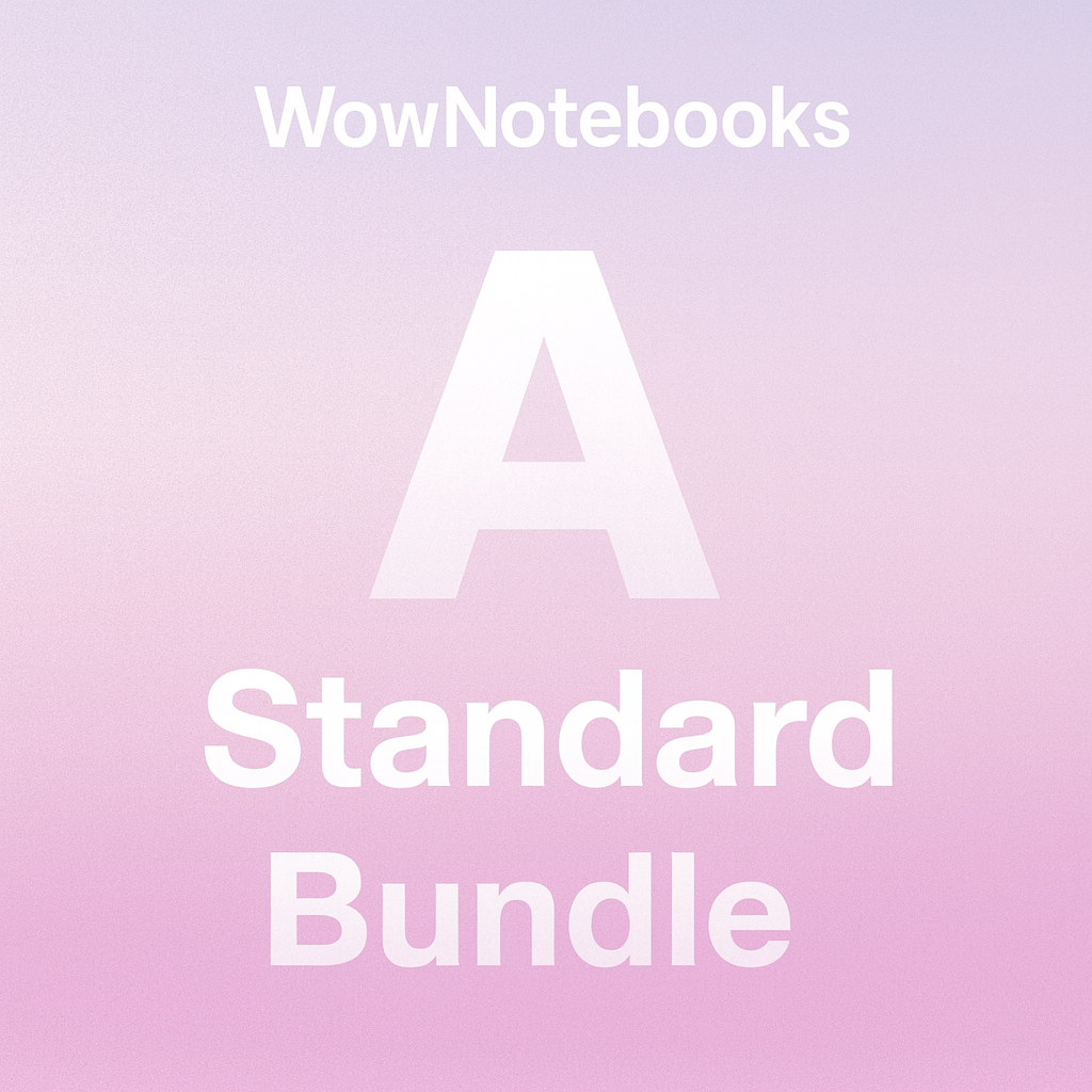 A - Standard Bundle - shakernotebook